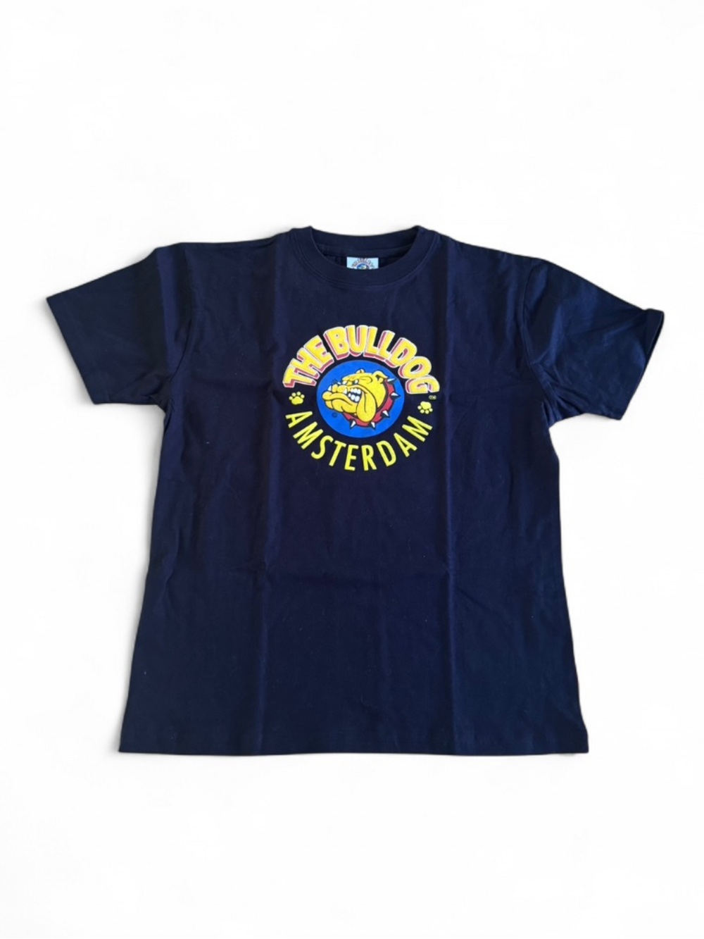 The Bulldog Amsterdam - Vintage Y2K - Black Short-Sleeve Graphic Tee